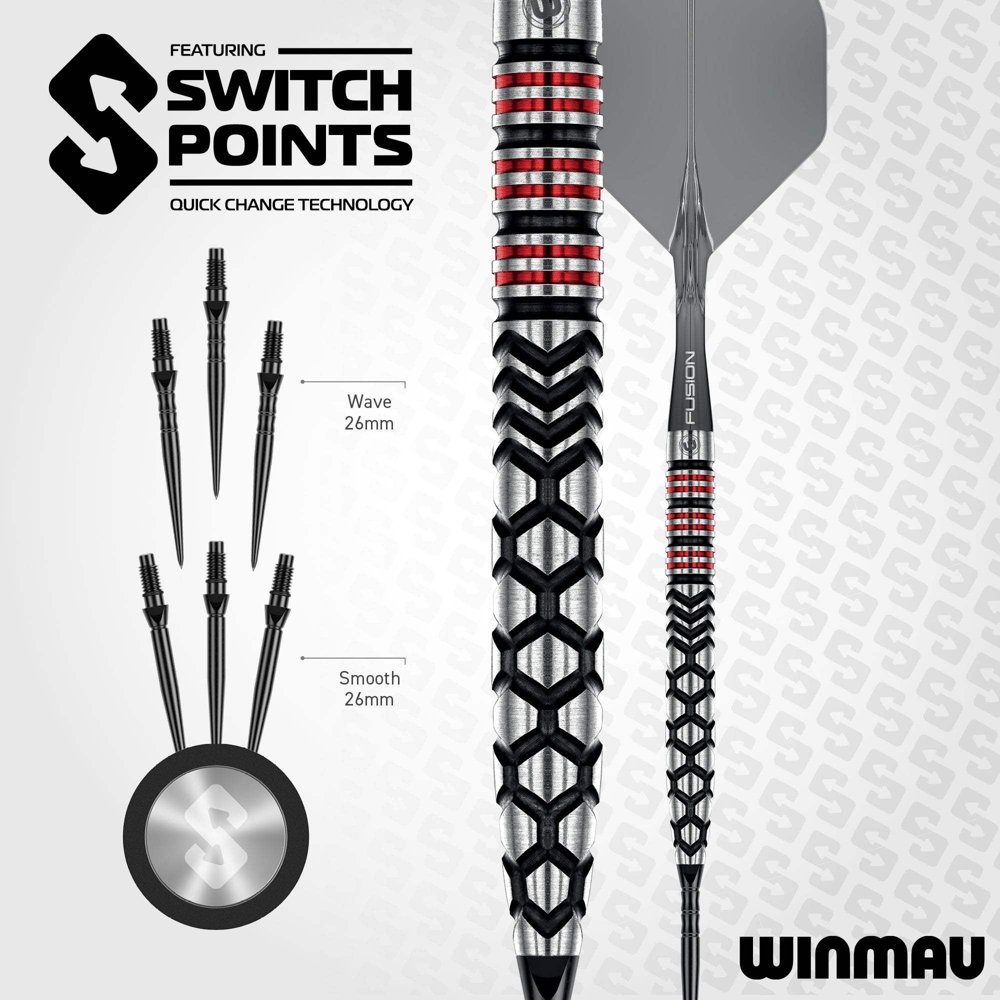 Winmau Fornax Switch Point (Tapered)