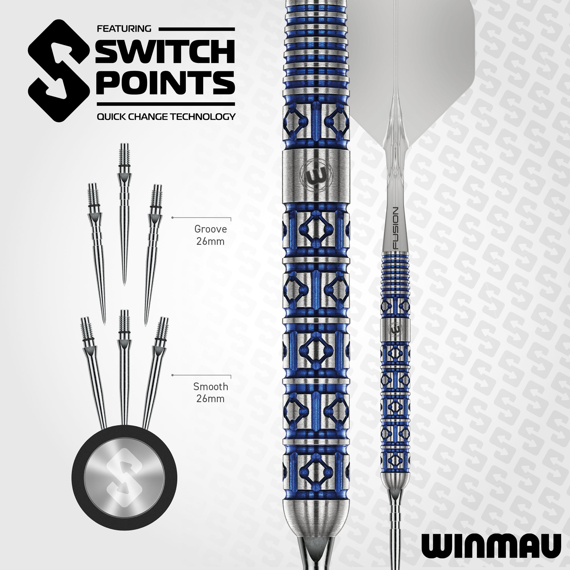 Winmau Lunaris Switch Point (Parallel)