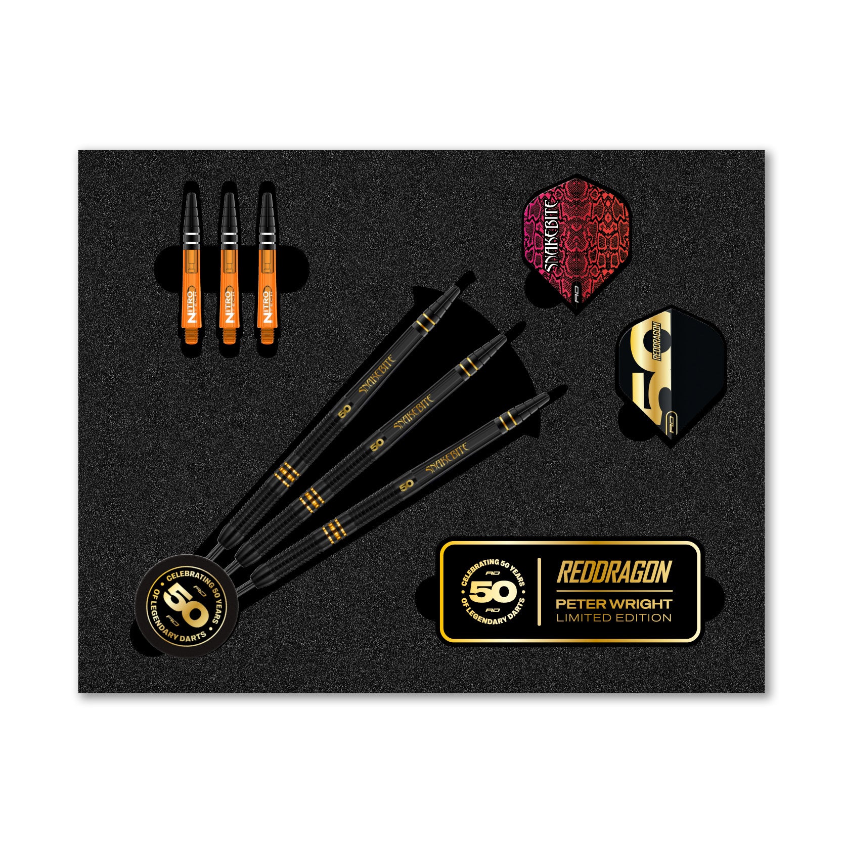 Peter Wright 50 Year Limited Edition Set