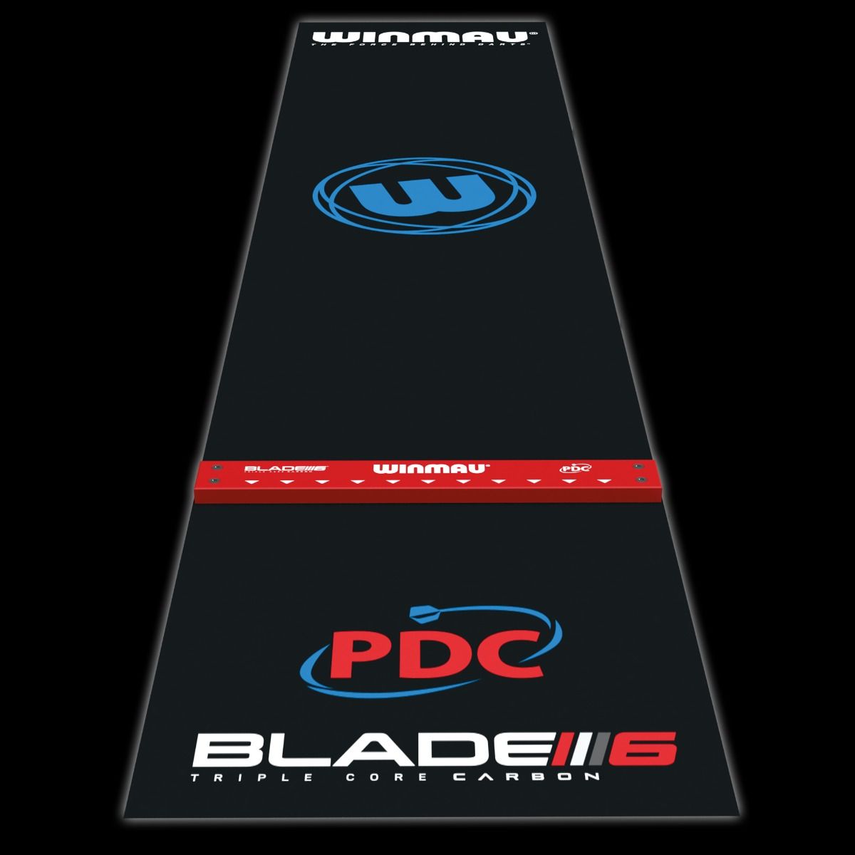 Pro Zone Precision PVC Dart Mat & Integrated Oche