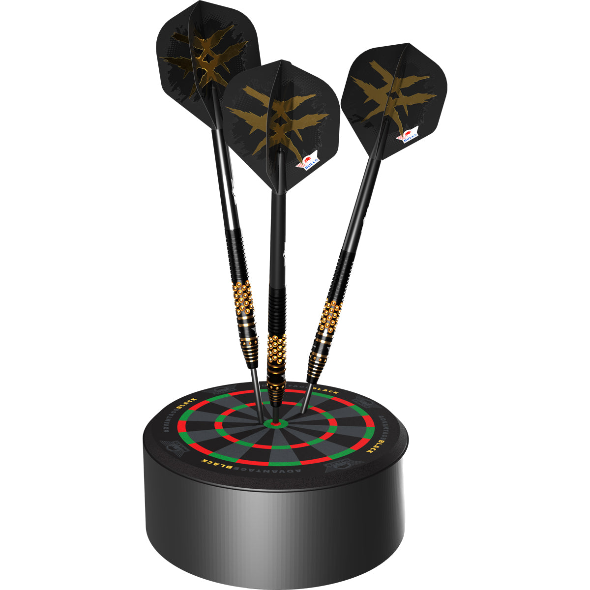 Bull's Advantage Black Mini Dartboard Display