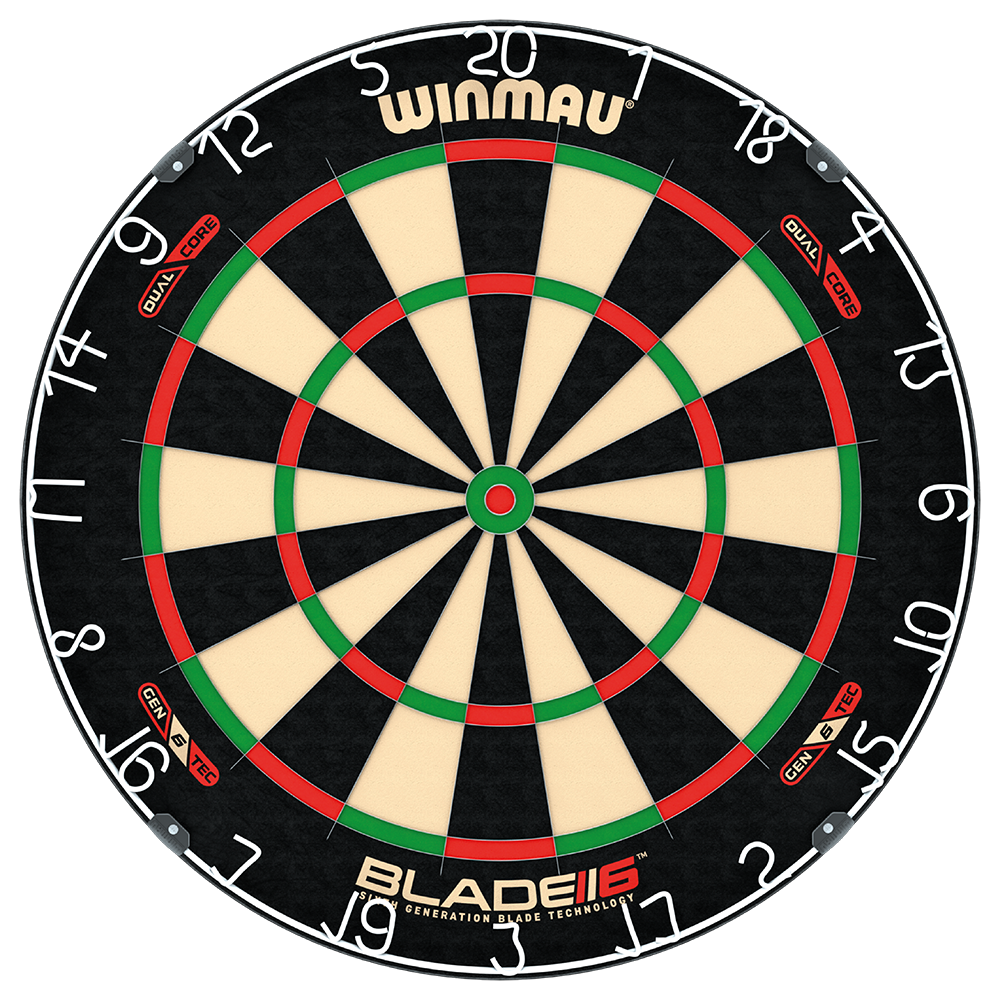 Winmau Blade 6 Dual Core dartboard dartstaulu