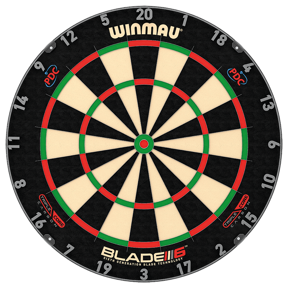 Winmau Blade 6 Triple Core dartboard dartstaulu