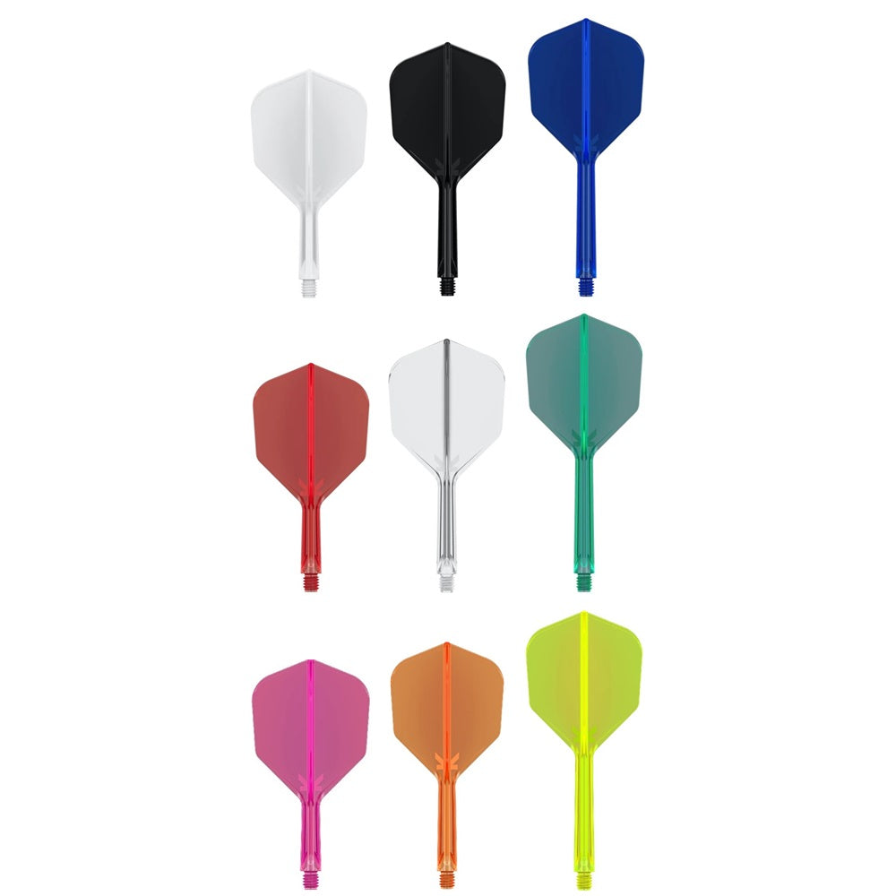 thumbnail image 2 of Cathy K-FLEX Flight Shape No.6 Clear Boxed Darts - 26mm Intermediate Barrels (1.0 Inch) 2 of 11