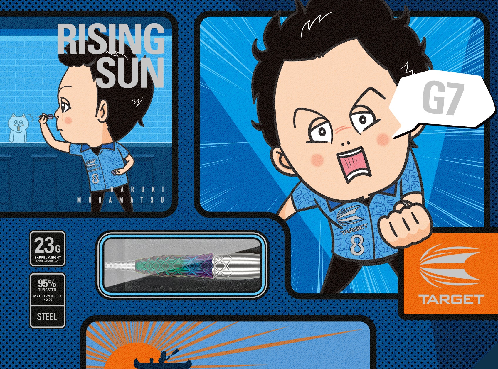 Target Japan Haruki Muramatsu Rising Sun G7 95% Soft Tip