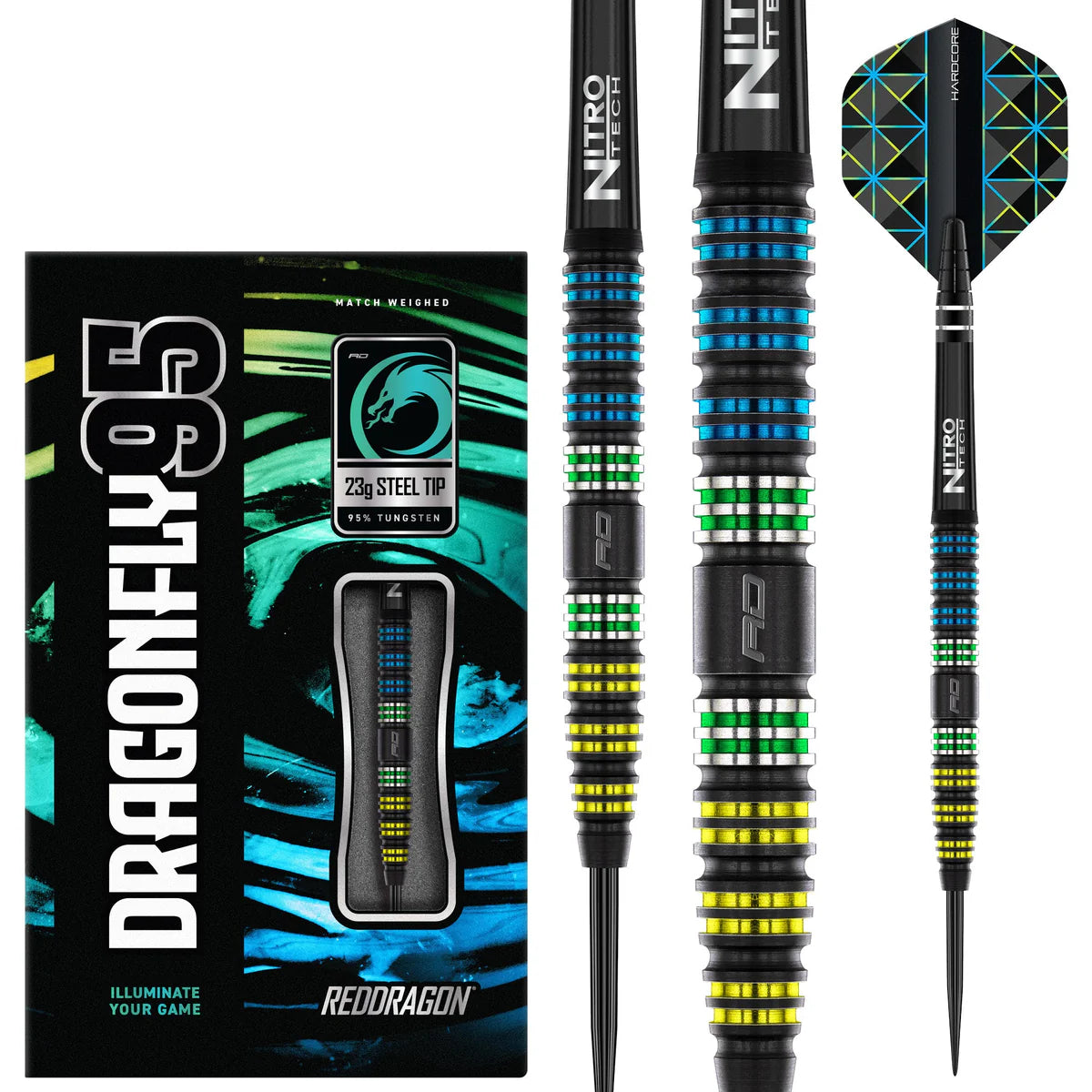 Dragonfly 95 Black Tapered Soft Tip