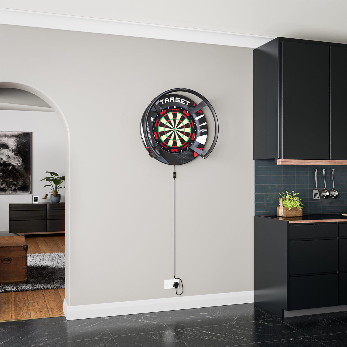Target Patterned Notched Surround
