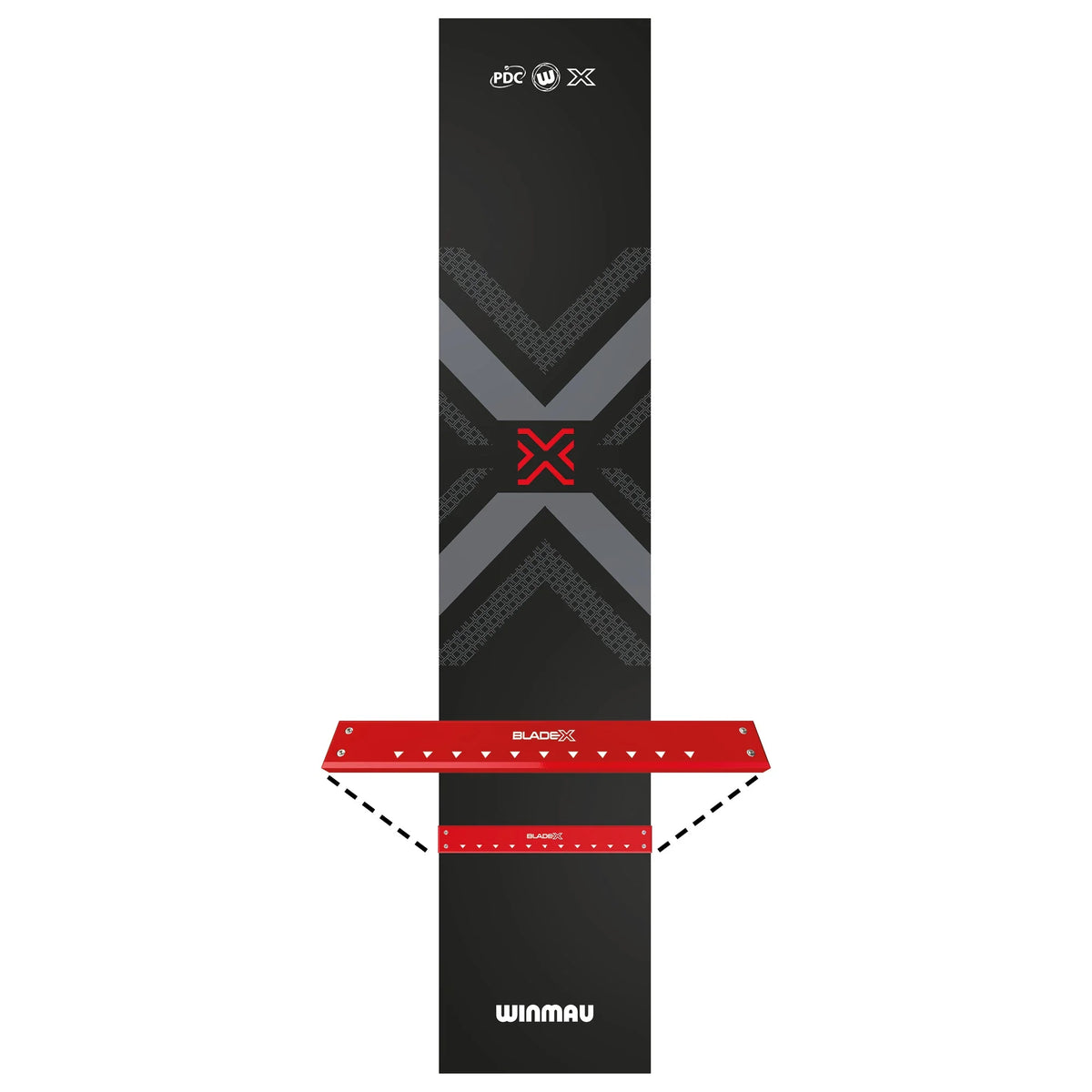 Blade X - PVC Dart Mat & Integrated Oche