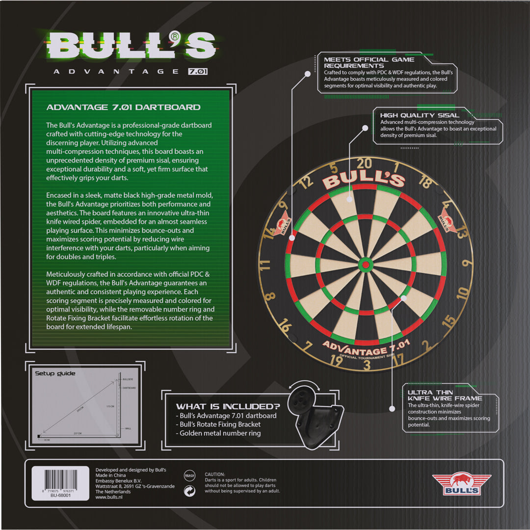 Bull's Advantage 701 Dartboard