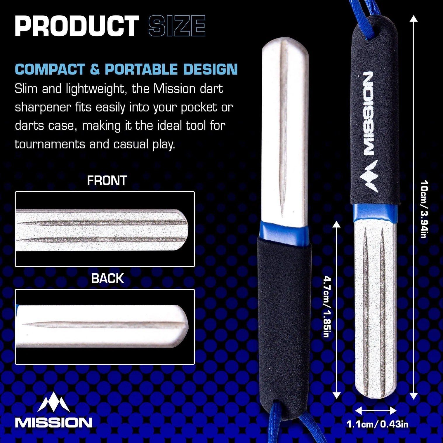 Mission Diamond Point Sharpener
