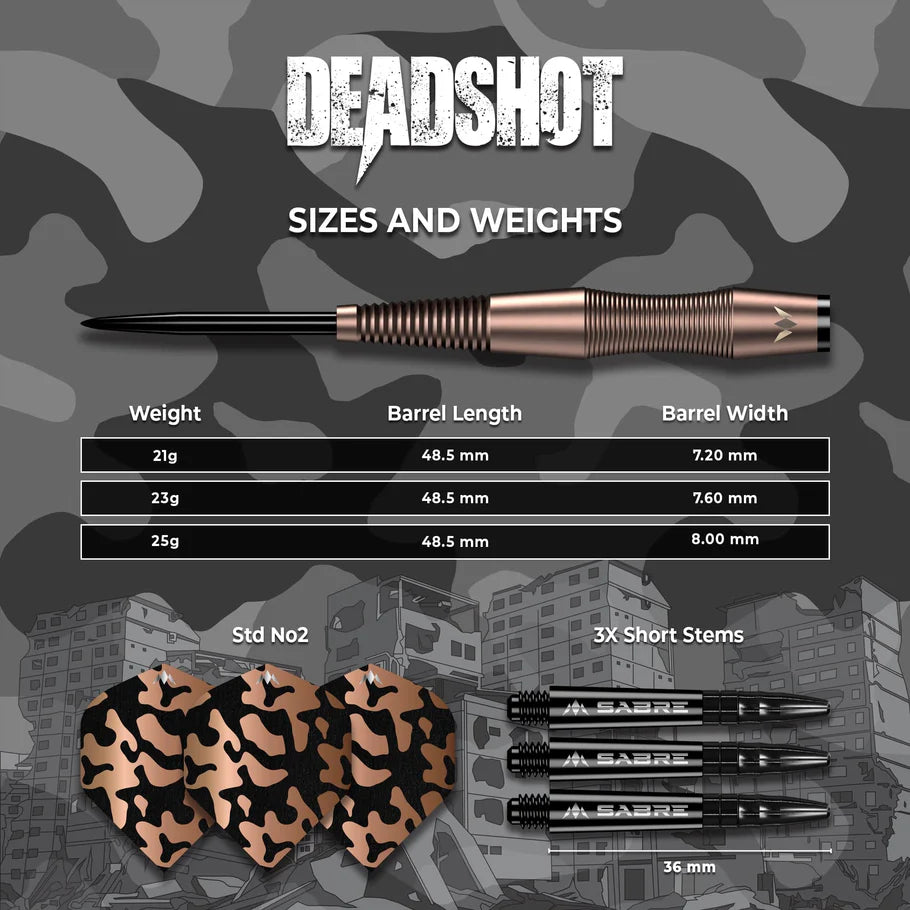 Mission Dead Shot Darts 95%