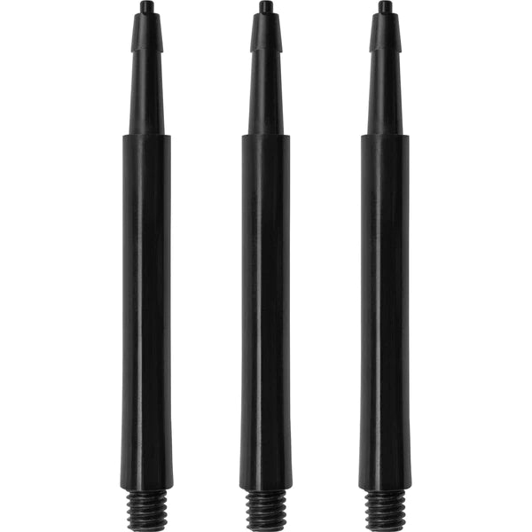 Plumas Harrows Clic Standard Negra - Lot De 3 Ailettes Rigides Pour Fléchettes, Angle 90°, Système Clic