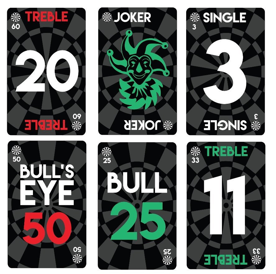 Bull's Deal-a-Dart Playing Cards